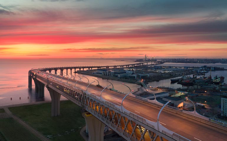 ST. PETERSBURG, YÜKSEK HIZLI BATI ÇEVREYOLU 8